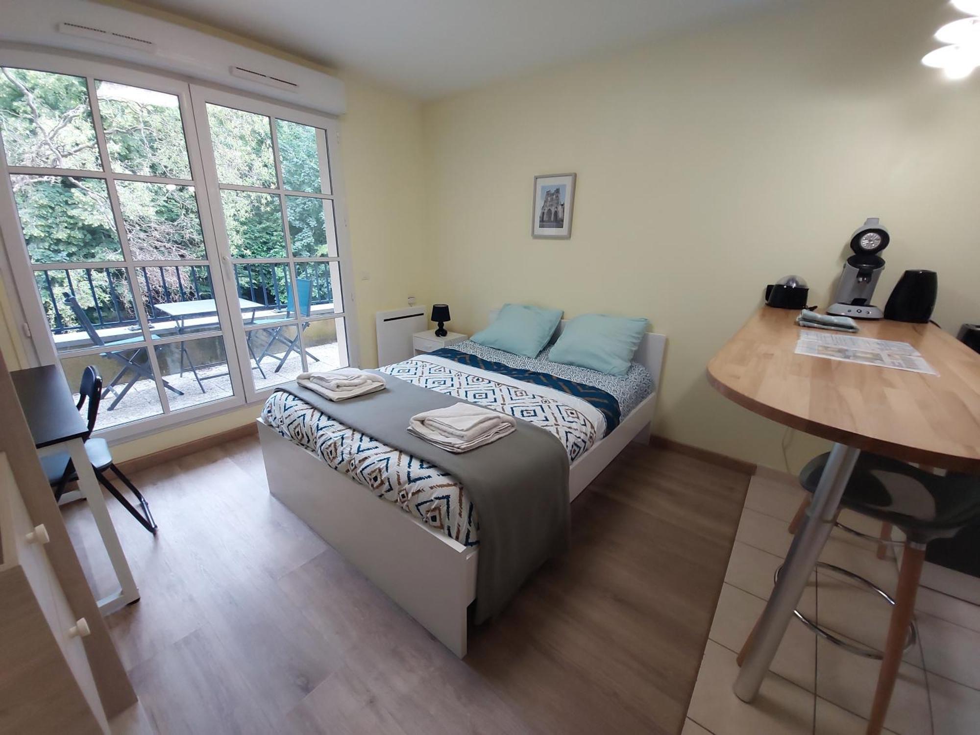 Bonvallet - Studio Paisible Et Chaleureux Avec Balcon Amiens Esterno foto